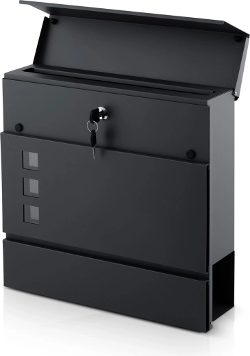 Veilige inworp en slot met twee sleutels