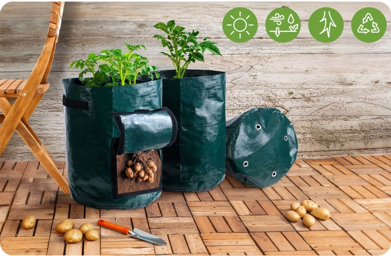 Ademend PE-materiaal met drainage