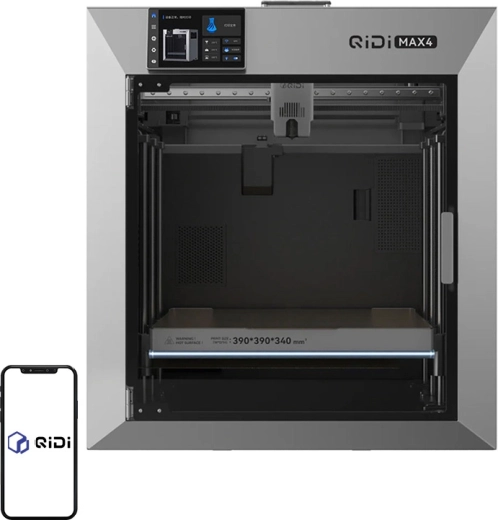 QIDI Max 4 gesloten 3D-printer met verwarmde kamer