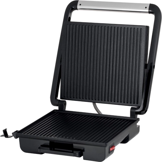 Antiaanbak-grillplaten met ribbels
