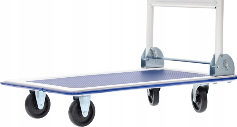 Soepel manoeuvreren dankzij 4 zwenkwielen