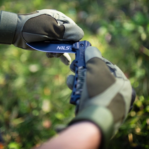Openen met één hand en zekerheid van liner lock