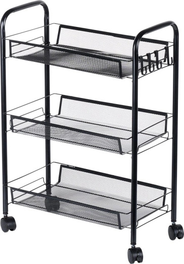 Stevige metalen constructie en luchtige manden