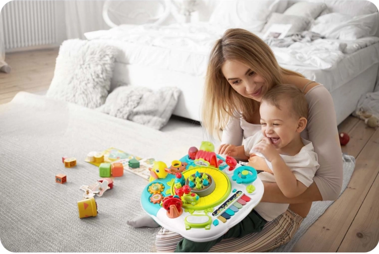 Muziek, lichtjes en volumeregeling