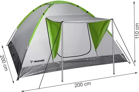Ruime iglo-tent voor 4 personen