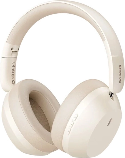 Baseus Bass 35 Max draadloze over-ear koptelefoon Bluetooth 5.3 beige