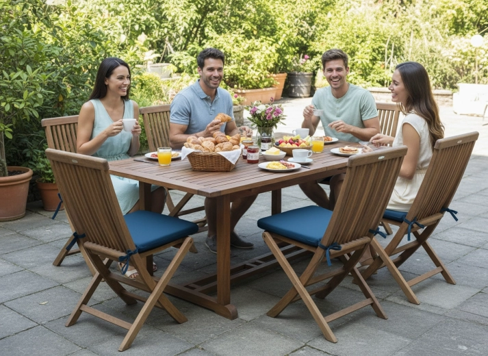 Stijl voor eethoek en terras