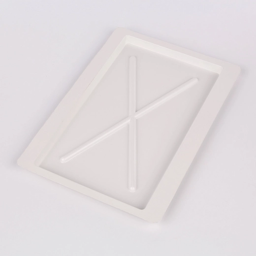 Metpol witte lekbak voor tweelaags afdruiprek 40 cm (35,5 × 23 cm)