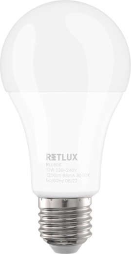 LED-lamp RETLUX RLL 606 A60 E27 12 W warm wit