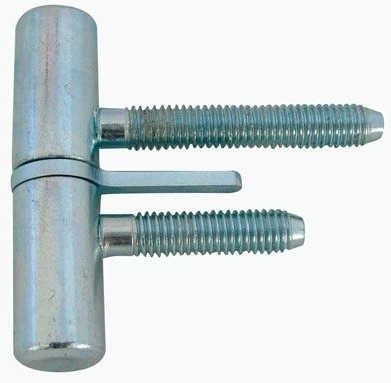 Deurscharnier 60 mm met schroef en pen, blauw verzinkt