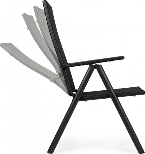 In 7 standen verstelbare rugleuning