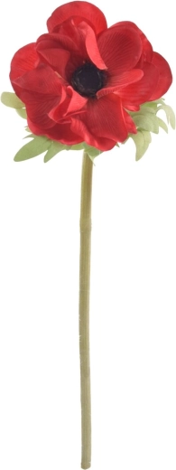 Kunstbloem klaproos rood 50 cm