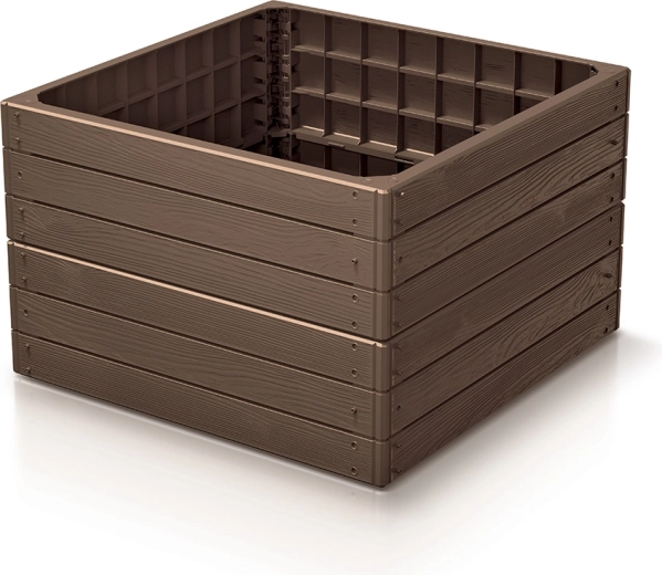 Duurzaam materiaal met houtstructuur