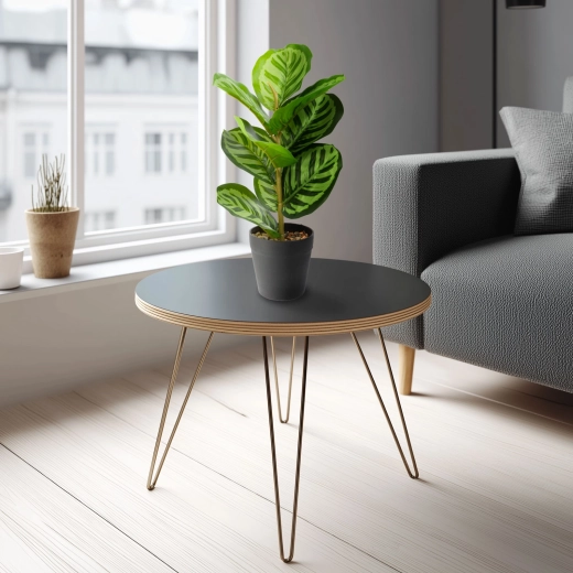 Kunstmatige decoratieve plant met groen zebrablad