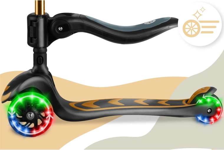 Lichtgevende LED-wielen zonder batterijen