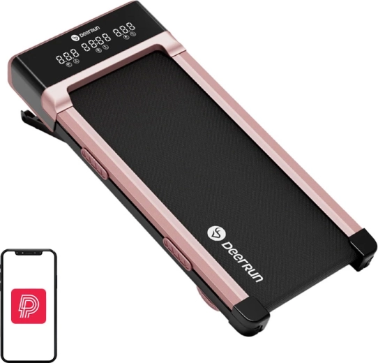 DeerRun Z10 elektrische loopband voor onder het bureau roze