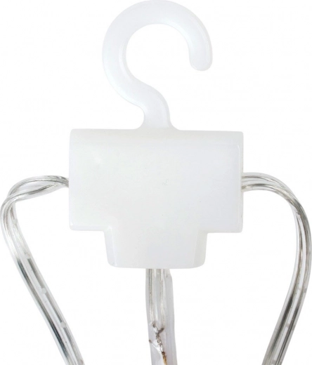 Eenvoudig op te hangen dankzij geïntegreerde haken