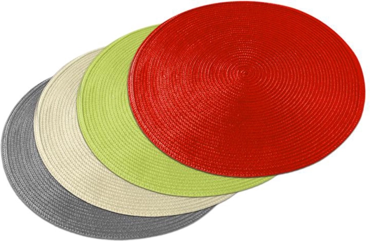 Geweven rond placemat 36 cm
