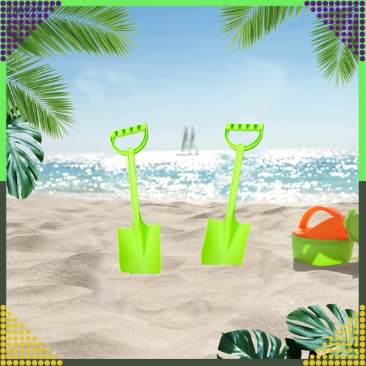 Kunststof kinderschep voor zand 64 cm – groen