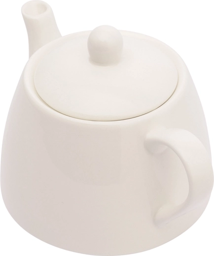 Theepot met deksel voor eenvoudig trekken en inschenken