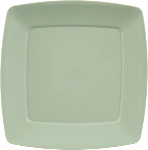 Ondiep kunststof bord Sandy groen 23,5 × 23,5 cm