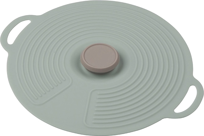 Siliconen deksel 23 cm saliegroen