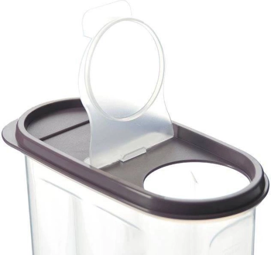 Nauwkeurig doseren dankzij het uitklapbare sluitdeksel