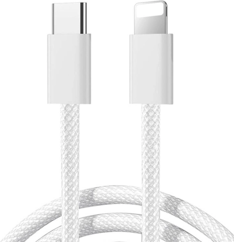 USB-C naar Lightning-kabel 30W, 1m, Wit