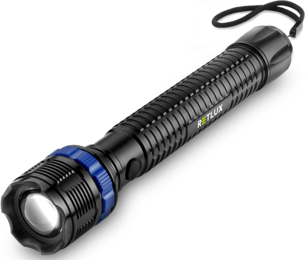 Retlux LED-zaklamp met zoom 1 W