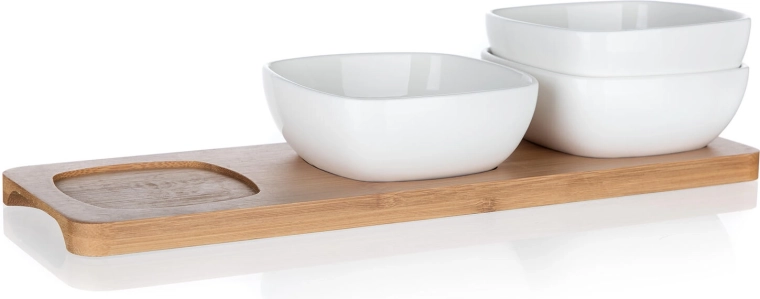 Praktische afmetingen en geordend serveren