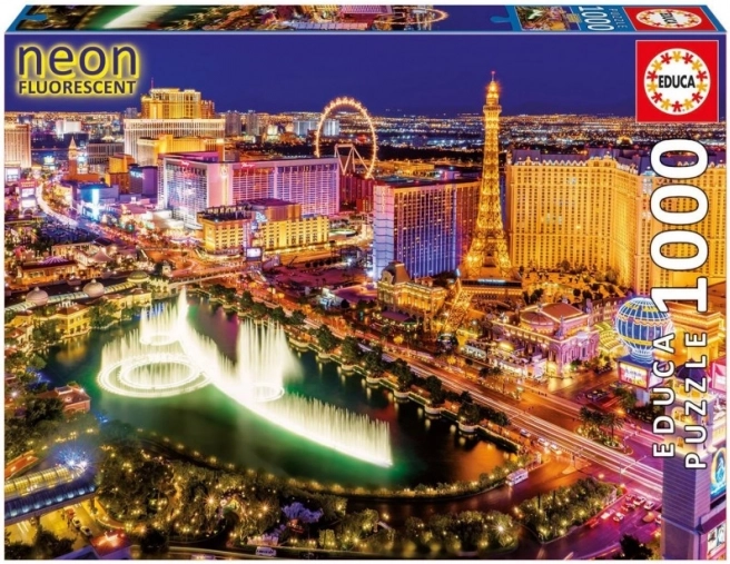 Lichtgevend puzzel Las Vegas 1000 stukjes EDUCA