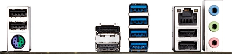 Moderne connectiviteit: HDMI 2.1, DisplayPort en GbE LAN