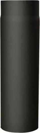 Rookpijp met opening 160 mm, lengte 1000 mm, zwart