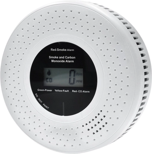 LCD-display en luide alarmtoon van 85 dB