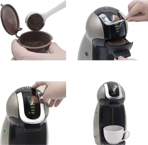 Eenvoudig vullen en gebruiken in het koffieapparaat