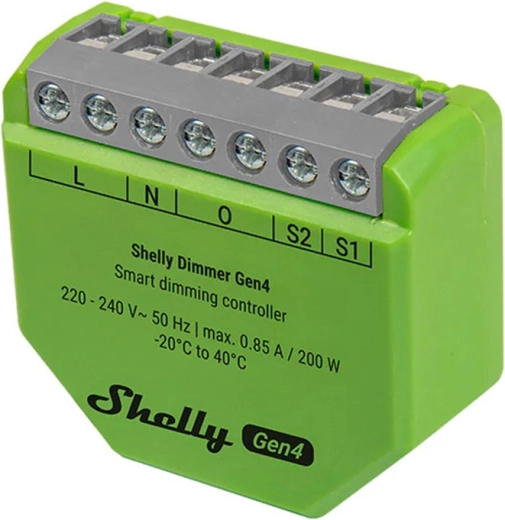 Shelly Dimmer Gen4 intelligente dimmer met Zigbee en Matter
