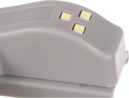 3 krachtige LED’s met koudwit licht