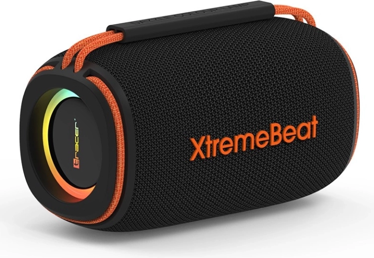 Draadloze luidspreker Tracer XtremeBeat Mid TWS met RGB-verlichting – zwart