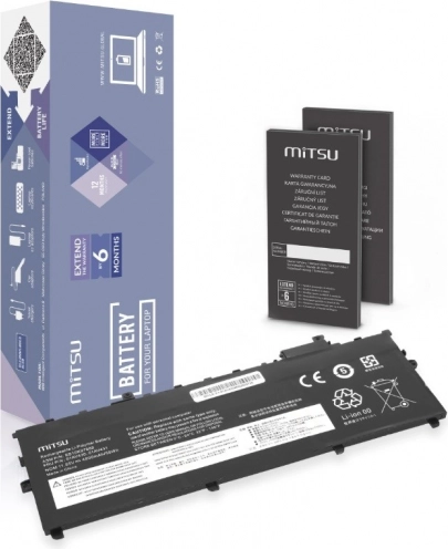 batterij voor lenovo thinkpad x1 carbon (2017–2018) 55 wh 11,55 v