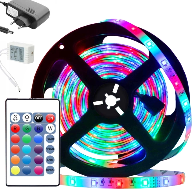 LED RGB-strip SMD 3528 4,5 m waterdichte set met afstandsbediening