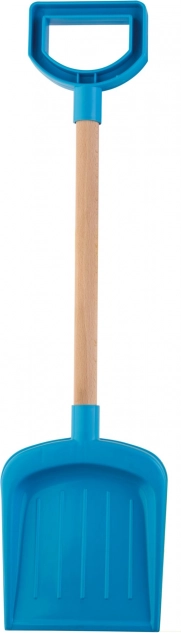 Androni schep met houten steel en handgreep 53 cm – Blauw