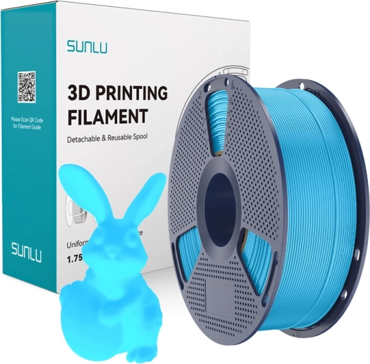 Sunlu PLA-filament glow-in-the-dark blauw 1 kg