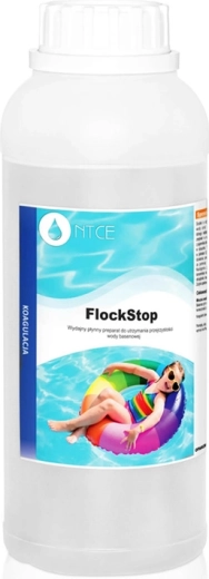FlockStop vloeibaar middel voor verbetering van filtratie en helderheid van zwembadwater 1 l