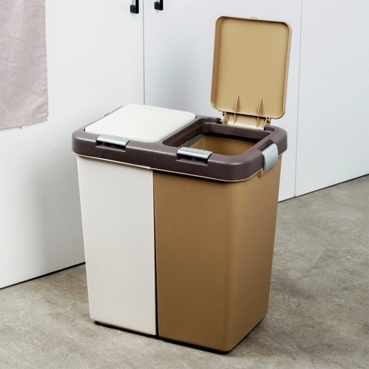 Deksel met snel kliksysteem