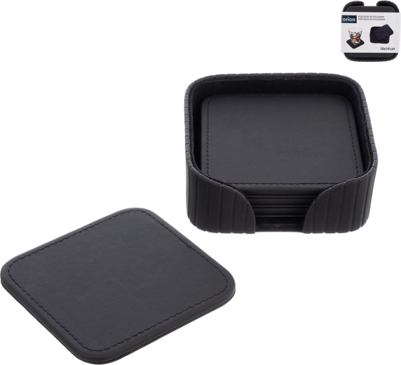 Onderzetters Gentleman met standaard 10 × 10 cm - 4 stuks