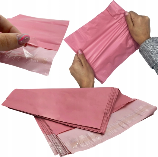 Roze koeriersenveloppen 4XL 450 × 550 mm, 50 stuks