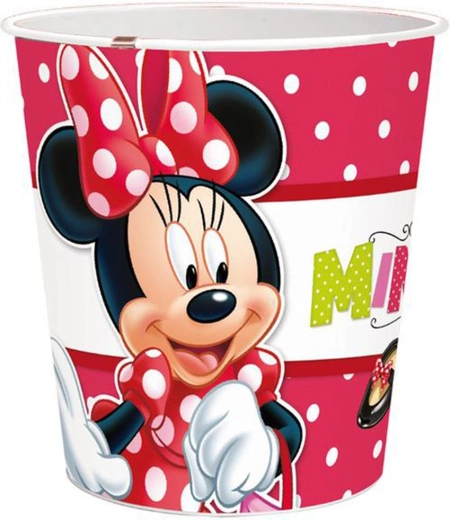 Kunststof prullenbak Minnie 5 l, diameter 21 cm