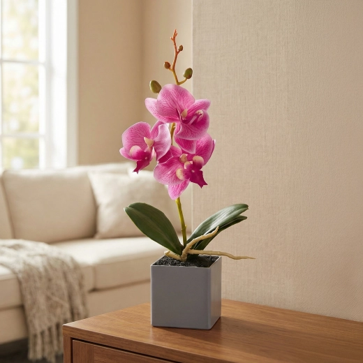 Kunstorchidee ter decoratie 29,5 cm - 1 stuk