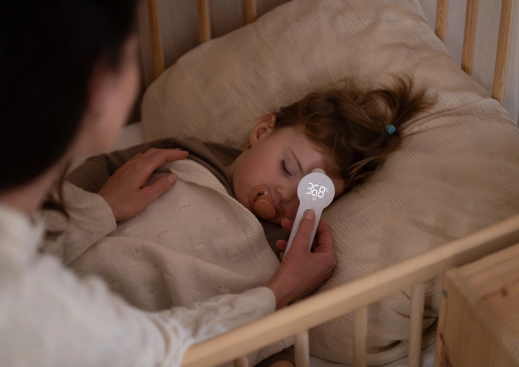 Verlicht LED-display en stille werking voor ’s nachts