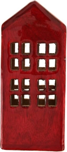 Huisje mango rood 7 × 5,5 × 16 cm